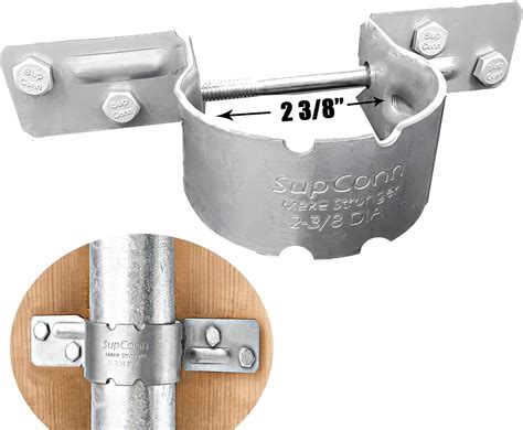 metal fence post reinforced post brackets|galvanised fence brackets for wood.